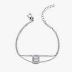 Diamantmontur Baguette Armband LMLBL00932