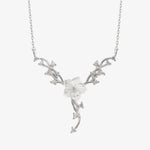 Magnolia & Efeu Silber rhodiniert LMLKL03254-RH