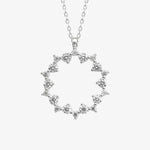 Diamantmontur Sparkle Magic Halskette Silber rhodiniert LMLKL03240-RH