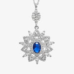 Diamantmontur Sparkling Royalty Silber rhodiniert Halskette LMLKL03343-RH