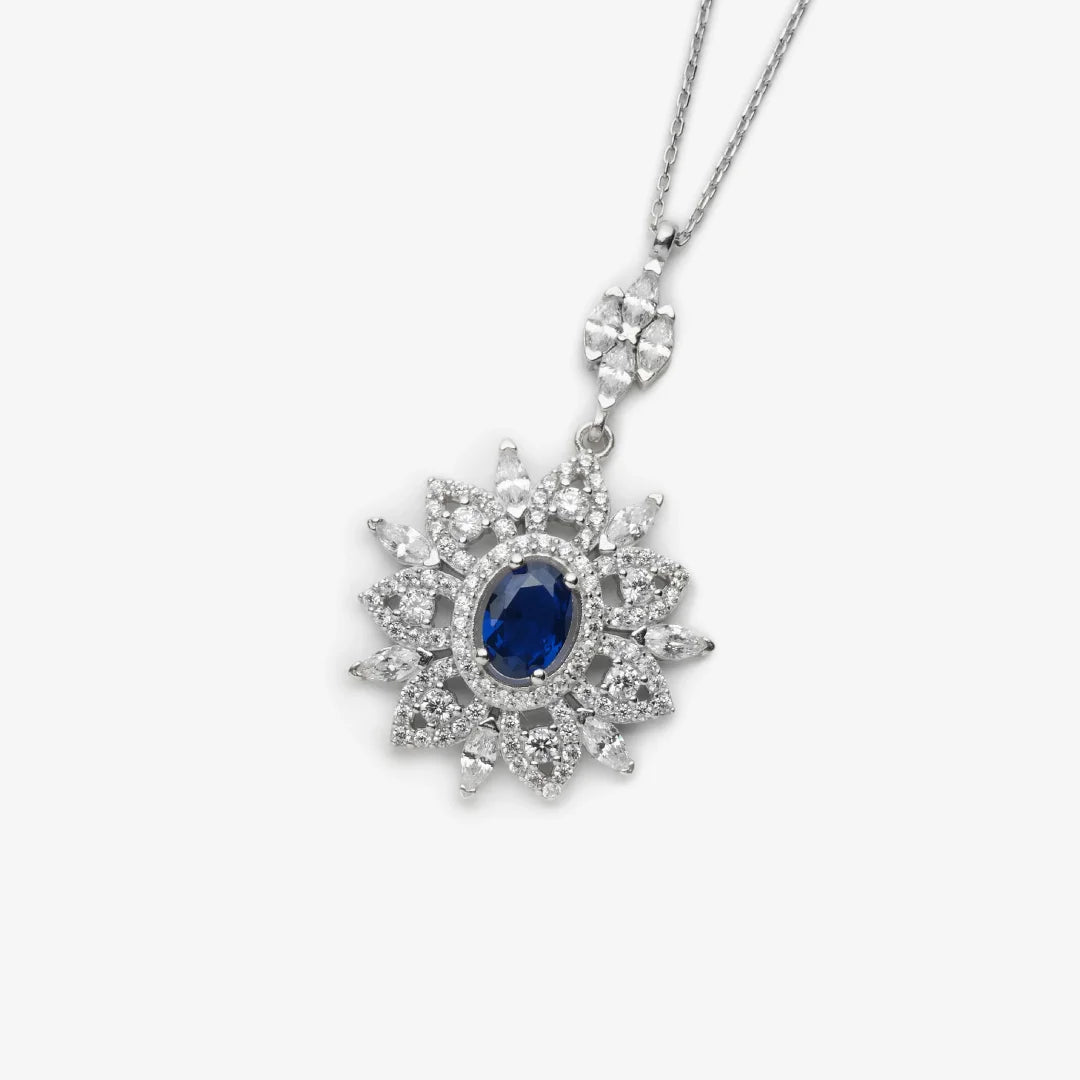 Diamantmontur Sparkling Royalty Silber rhodiniert Halskette LMLKL03343-RH