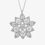 Diamantmontur Sparkling Queen’s Star Silber rhodiniert Halskette LMLKL03327-RH
