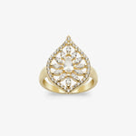 Effektiv Diamant der Traum der Marquise Gold Silber LMLYZK00749-GO