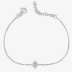 Diamantmontur Sparkling Polar Star Silber rhodiniertarmband LML01044