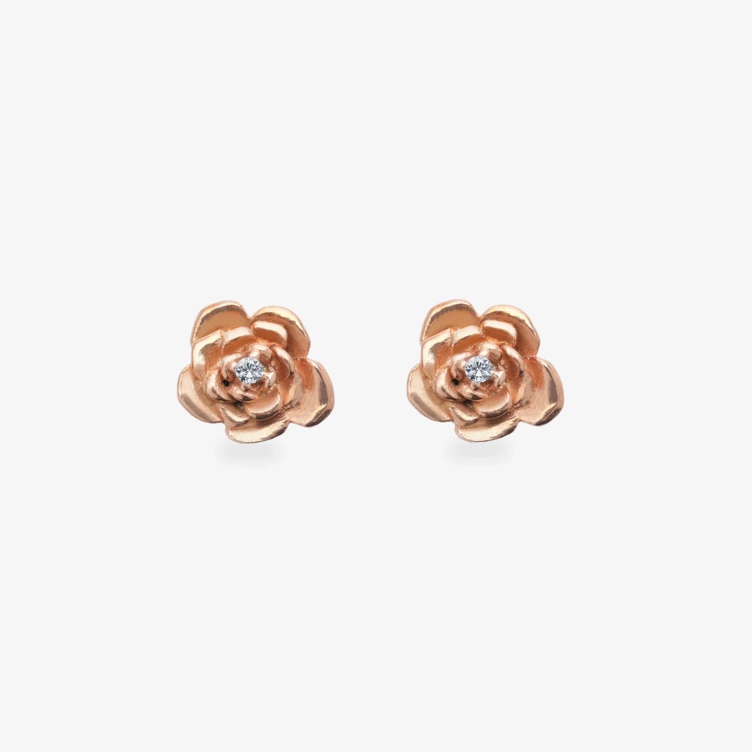 Rose Silber Ohrringe LMLKP12055