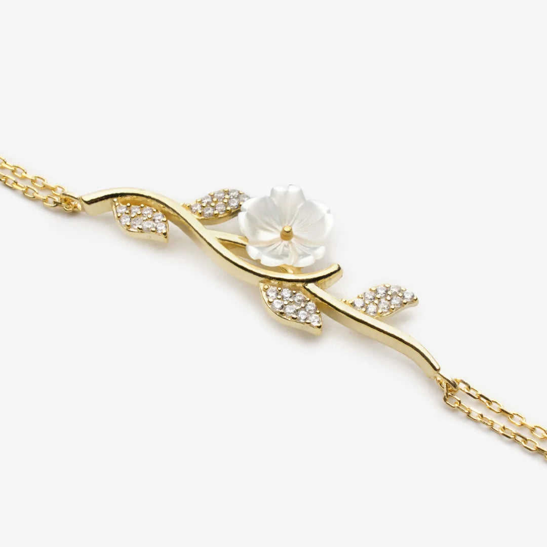 Magnolia Blossom Armband Gold LMLBL01065-GO
