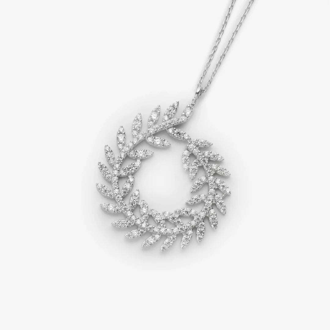 Diamantmontur Laurel Dream Silber rhodiniert Halskette LMLKL03321-RH