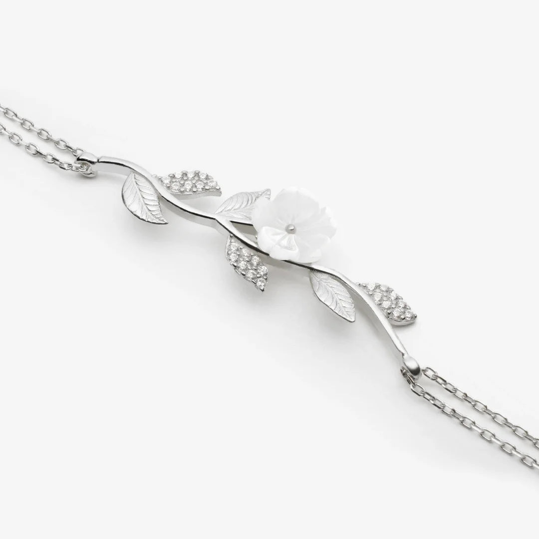 Magnolia Blossom Armband Silber rhodiniert BL01066