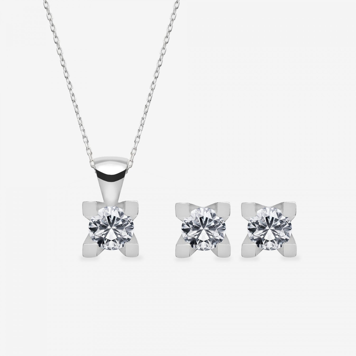 2.25 ct Zirkonia-Zweier Mini Set LMLUST00053