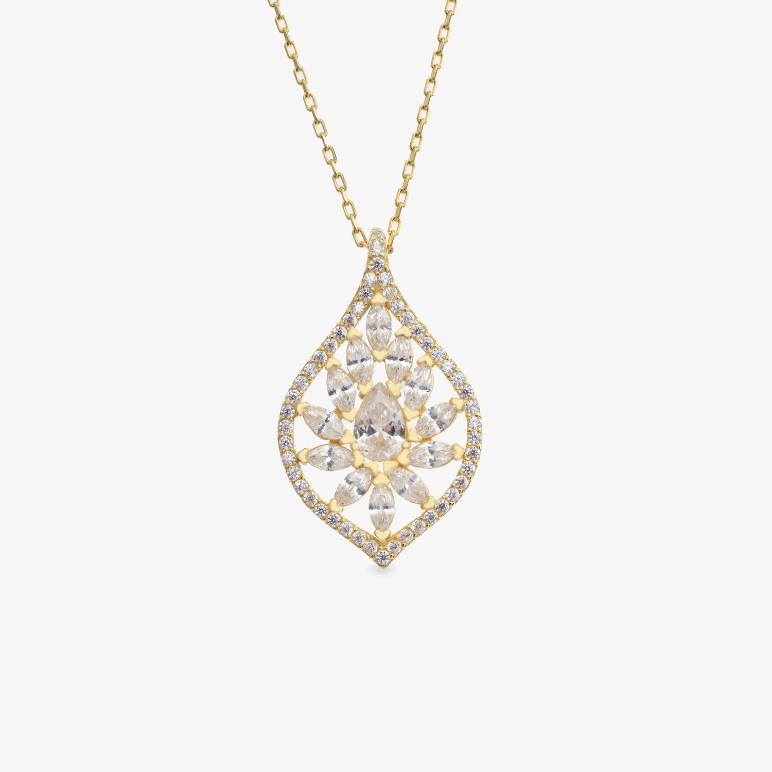 Effective Diamond Marquise Dream Mini-Set Gold LMLUST00391-GO