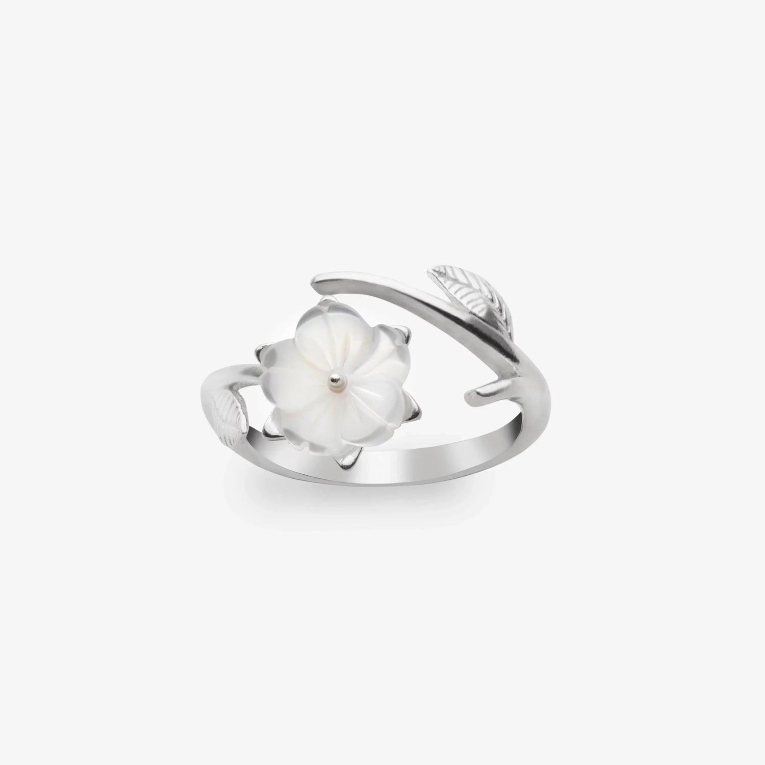Magnolieblüten Silber Ring LMLYZK00547-RH