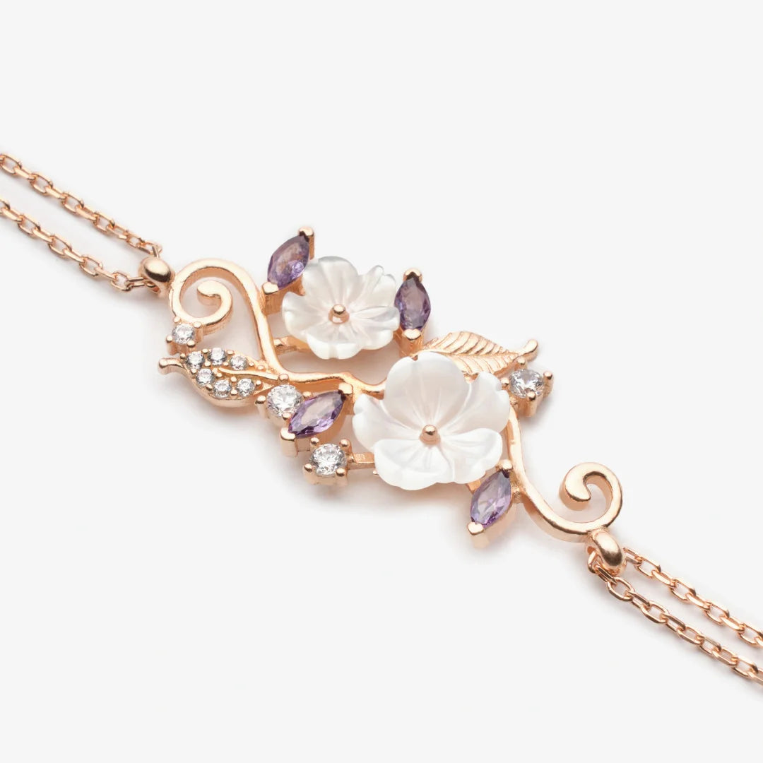 Magnolia Flowers Garden Amethyst Mini-Set LMLUST00467