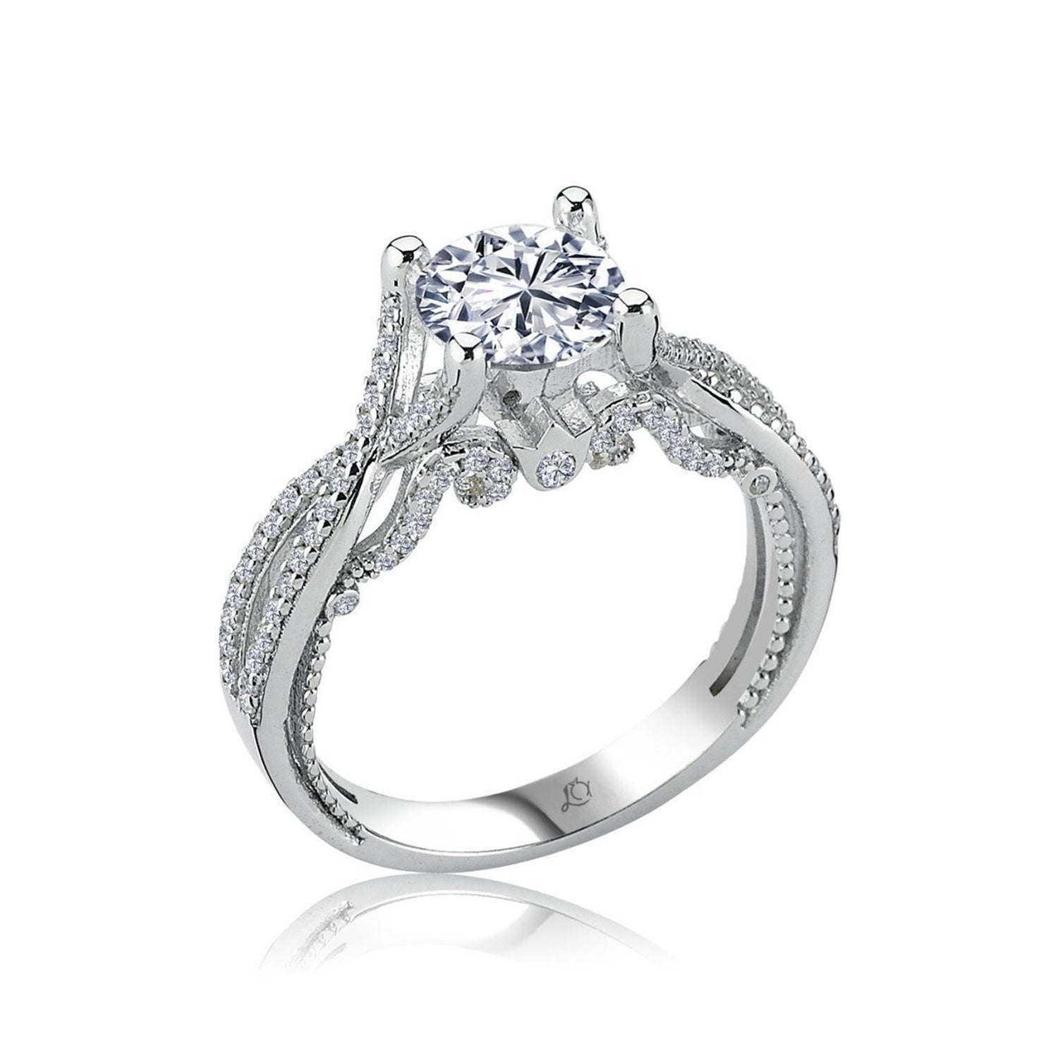Talisman Solitaire Silberring