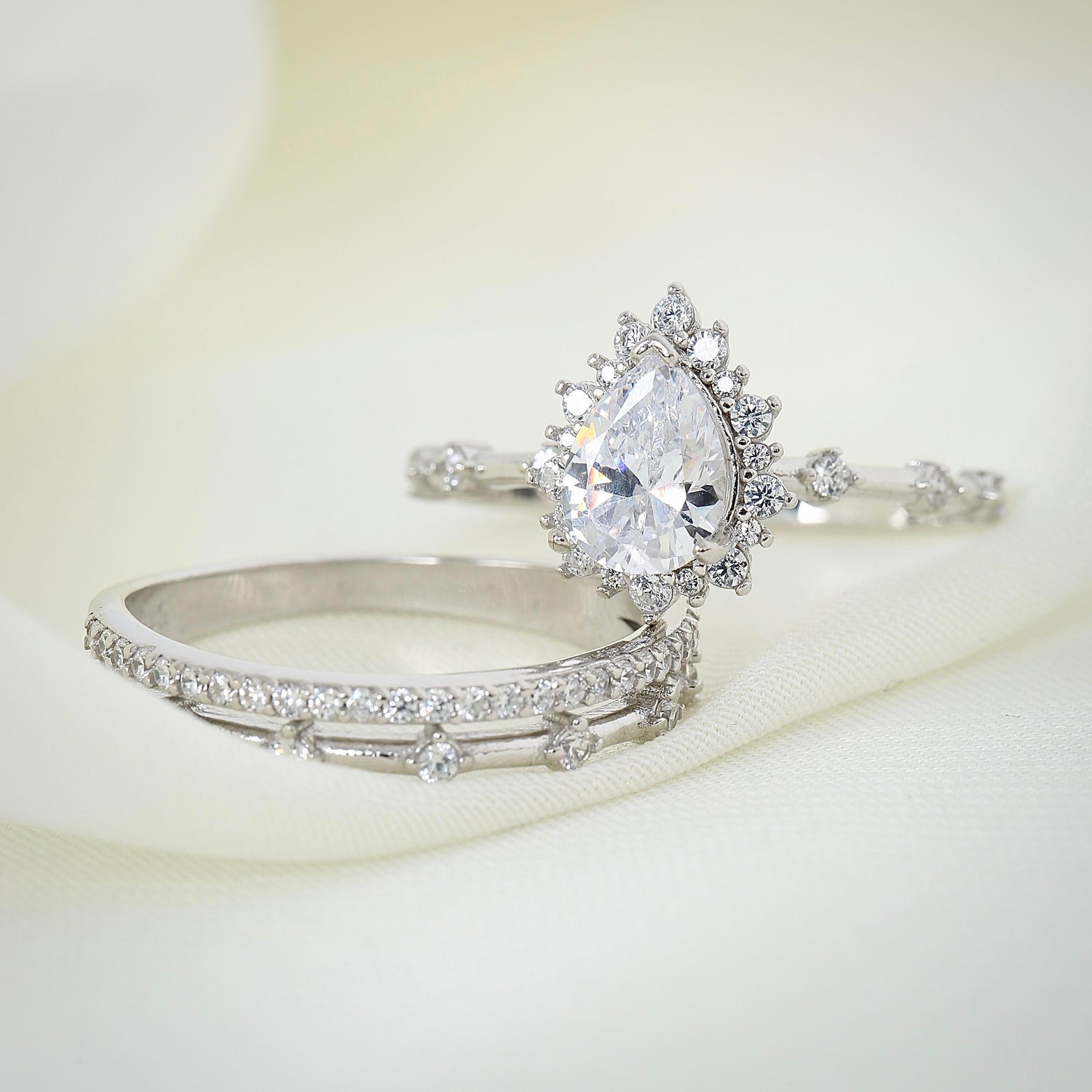 Diamond Mount Princess Sparkle Tween Silberring